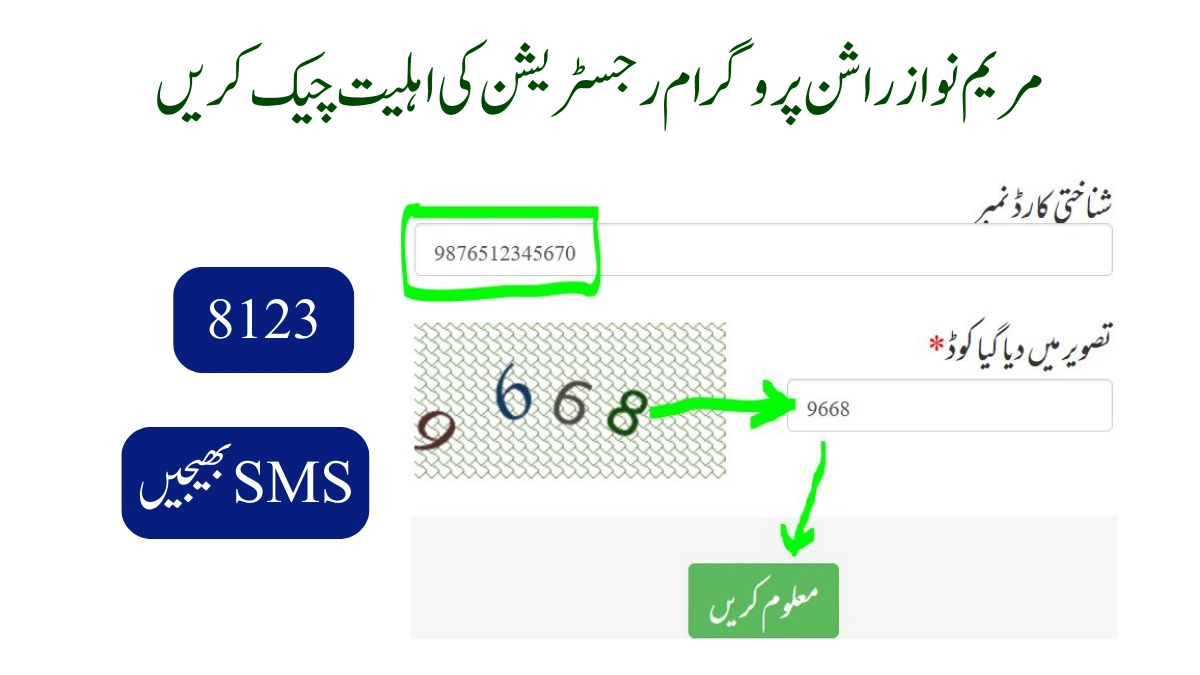 مریم نواز راشن پروگرام رجسٹریشن