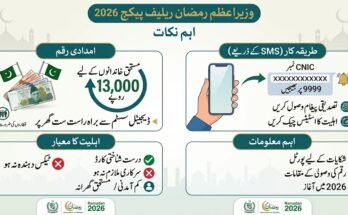 وزیراعظم رمضان ریلیف پیکج 2026 کی مکمل تفصیل