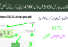 8171 ویب پورٹل 2026 آن لائن 14500 چیک کریں